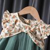 Mädchenkleid Sommerkleid Kinder Gaze Kleid Sommer Mädchen Baby Mädchen Blumen Prinzessinnenkleid