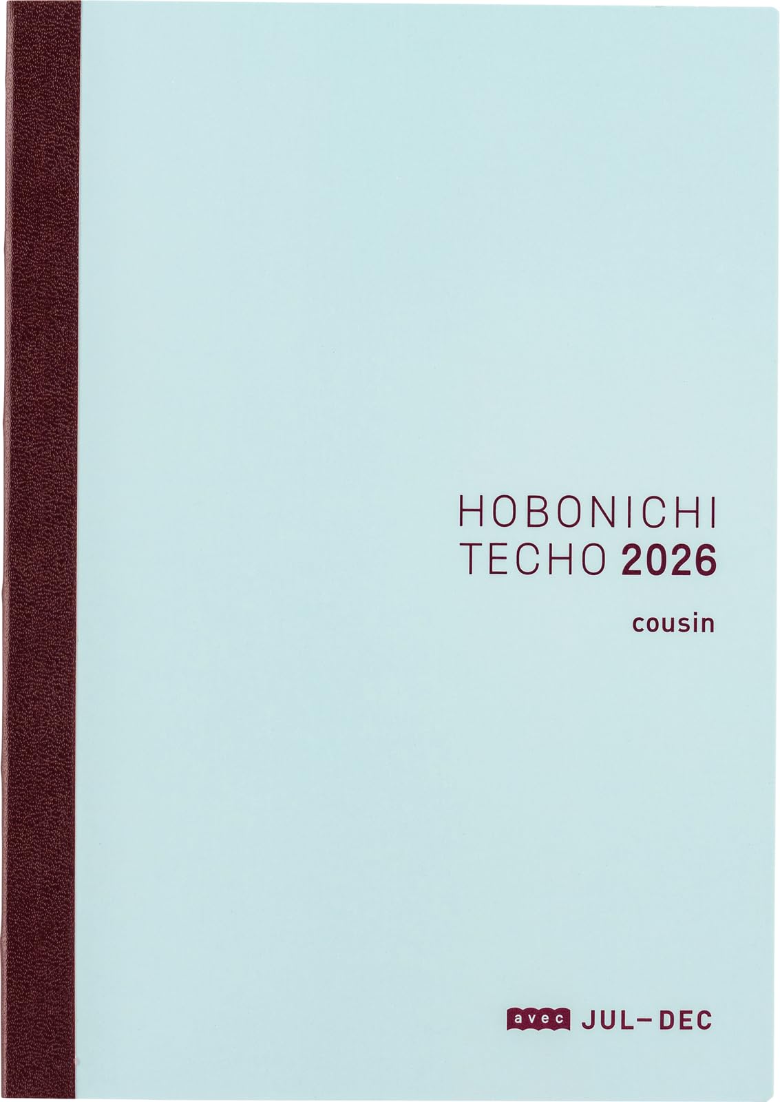 Japan Hobby Box Blue Hobonichi Techo 2026 Cousin Avec Size 1 Page Per Day Half July Monday [A5 / (Second Only) / / Start]