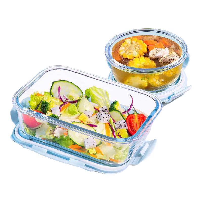 SikaiZhuo Glass Food Storage Bento Box Set