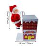 Chimney Santa Claus Climbing Ladder Climb Rop Santa Plush Toy Climbing Santa Claus Doll  Party