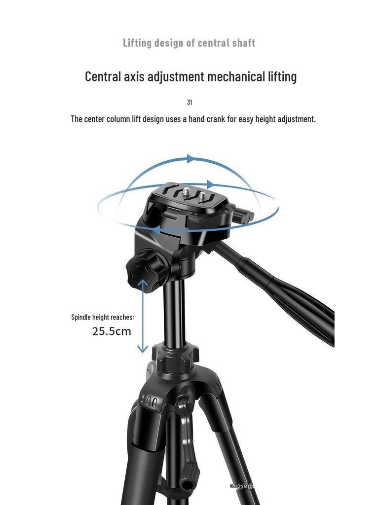 Universal Tripod with Phone Holder & Stabilizer for Photography, Videos, and Outdoor Use
