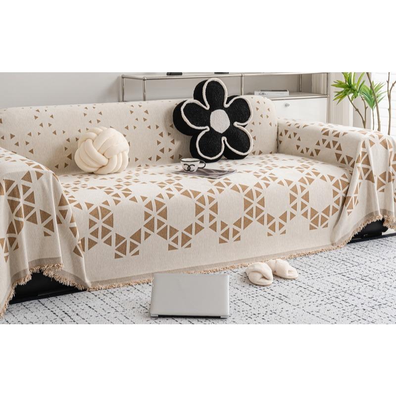 Chenille Sofa Cushion Cover One Piece Full Cover Sofa Towel New Four Seasons Universal Cushion Cover Blanket
