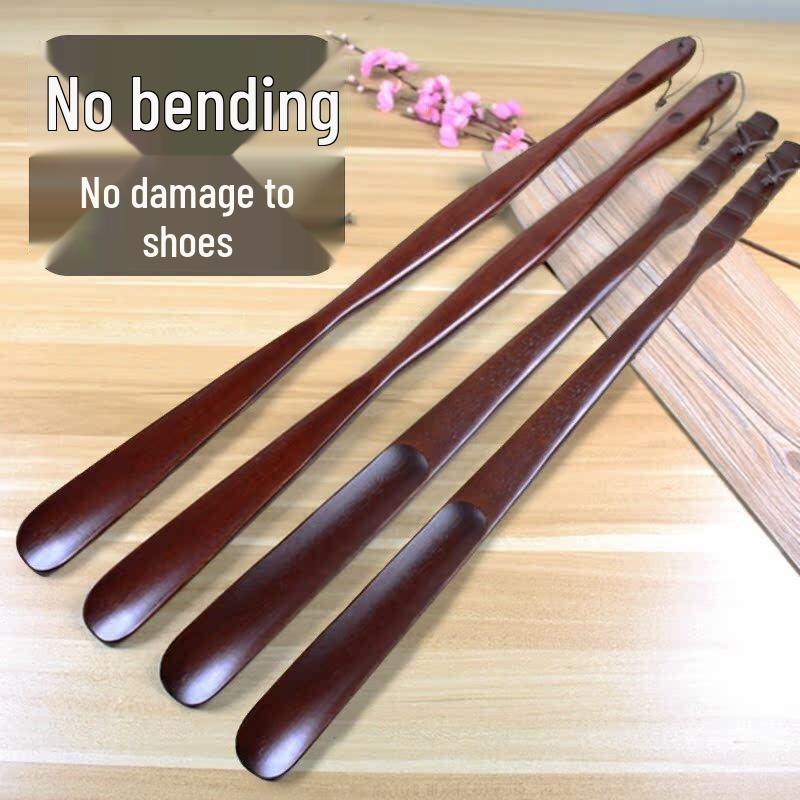 Solid Wood Long Handle Shoehorn