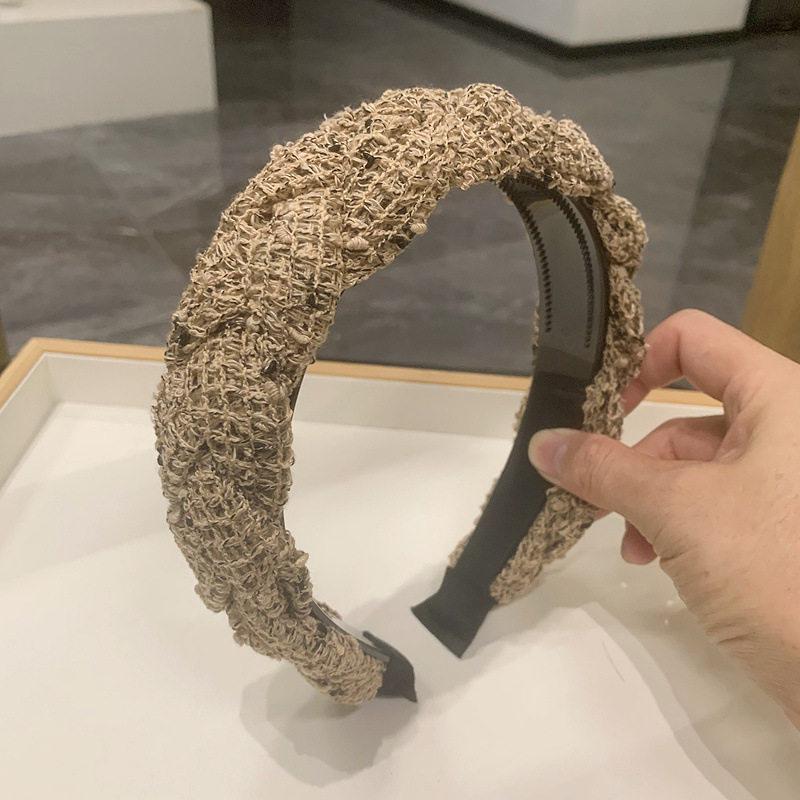 Корейская богемная плетеная сетчатая повязка на голову - Стиль  Сладкий лес