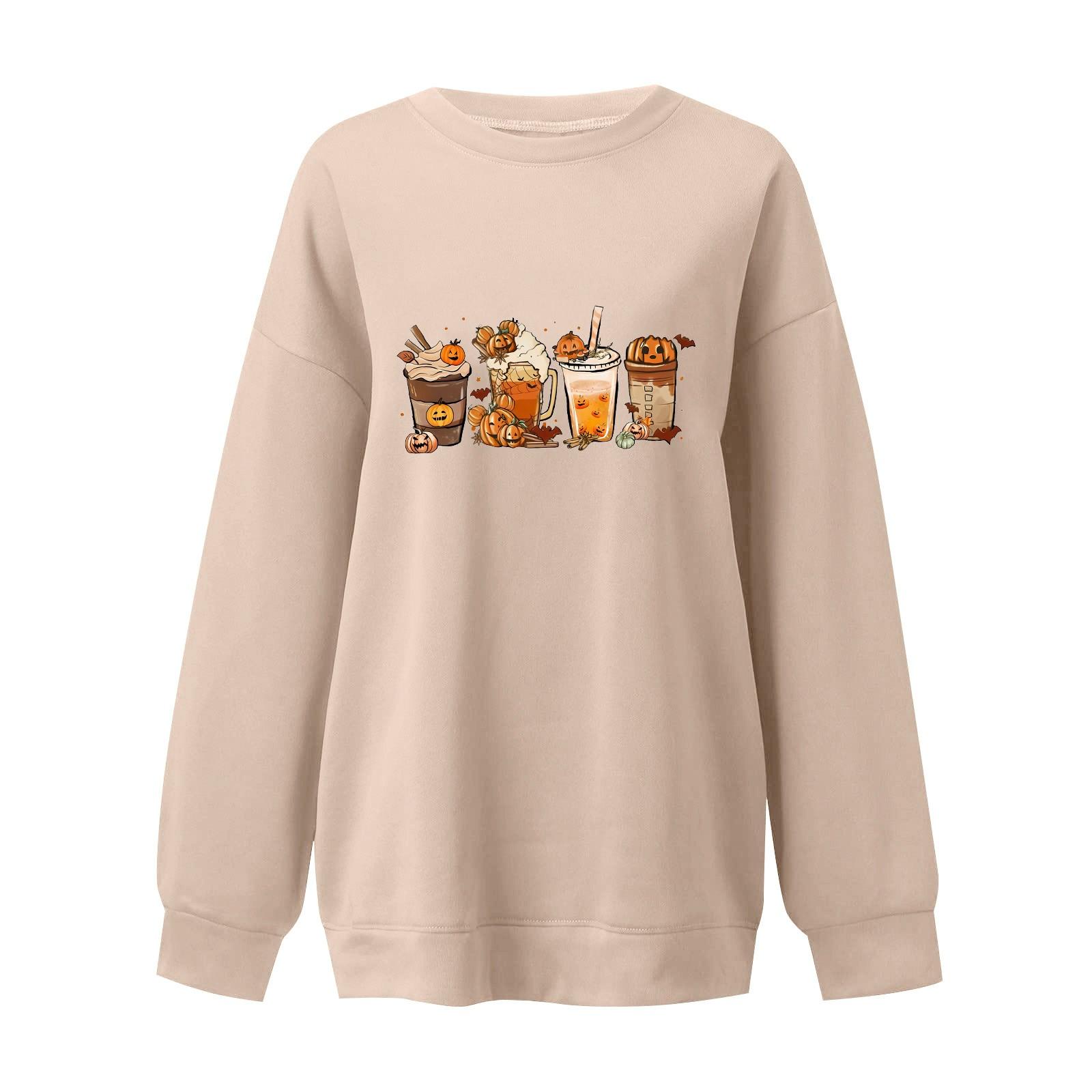 Женский пуловер с принтом Хэллоуина — фото 5