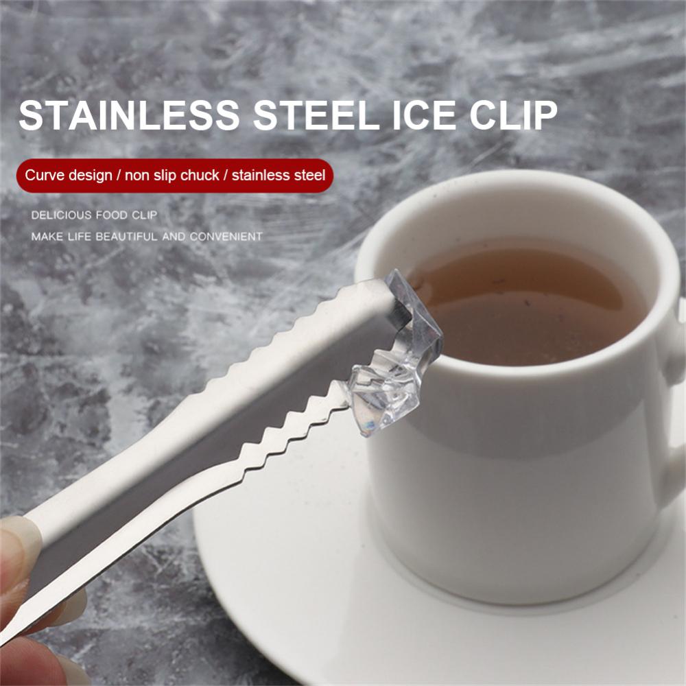 1/3/5PCS Stainless Steel Ice Clamp Durable Practical Stainless Steel Ice Clip Bar Holder High Quality Fall-proof Silver