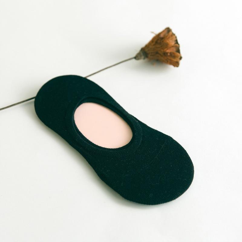 Women's Summer Candy Color Silicone Light Mouth Solid Color Invisible Boat Socks