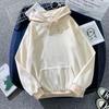Autumn Casual Women's Solid Hoodie Comfortable Strecth Sweatshirts Loose Pocket Warm Clothes Fashion Street Female Pullovers