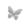 Butterfly Rhinestone Brooch Insect Shaped Pin Women’s Suit Lapel Accessory Elegant Metal Jewelry with Crystal Detailing