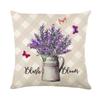 Vintage Poster Lavender Print Collection Polyester Pillowcase Pillowcase Pillowcase Home Decor Lathe Bedding