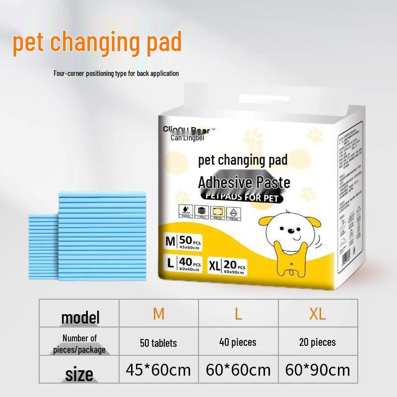 Adhesive Dog Pee Pads: Thick, Absorbent, Disposable, Deodorizing Diapers