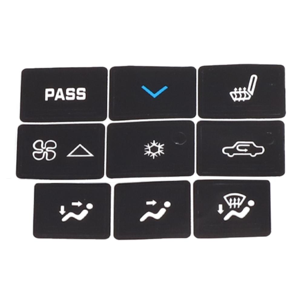 Car Air Conditioner Button Repair Sticker For Buick Lacrosse 2005-2009 Instrument Panel Button Sticker Decal Interior Parts