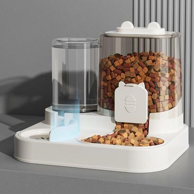 1.8L Auto Feeder for Pets Automatic Pet Feeder Watering Detachable Food Bowl Automatic Circulation Drinking Water Feeder