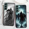 Death Grim Reaper Skull Phone Case For Samsung S25 Edge S24 FE Galaxy S22 Ultra S21 Plus S20 S23 S10 Plus Cover Silicone Soft Co