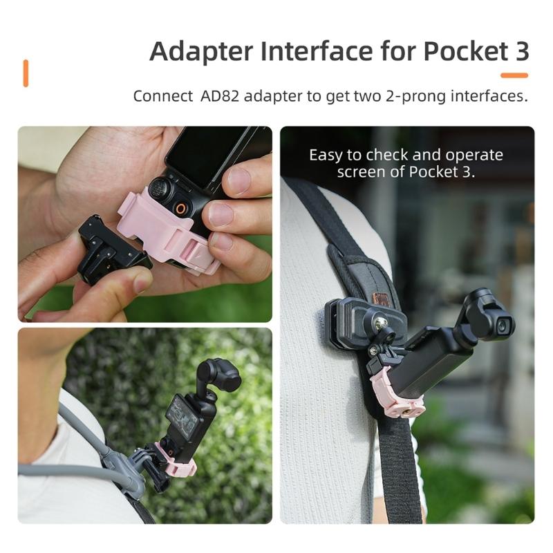 Quick Release Adapter Mount For Pocket 3 Accessories Windshield Adapter Fixed Frame Tabletop Accessories