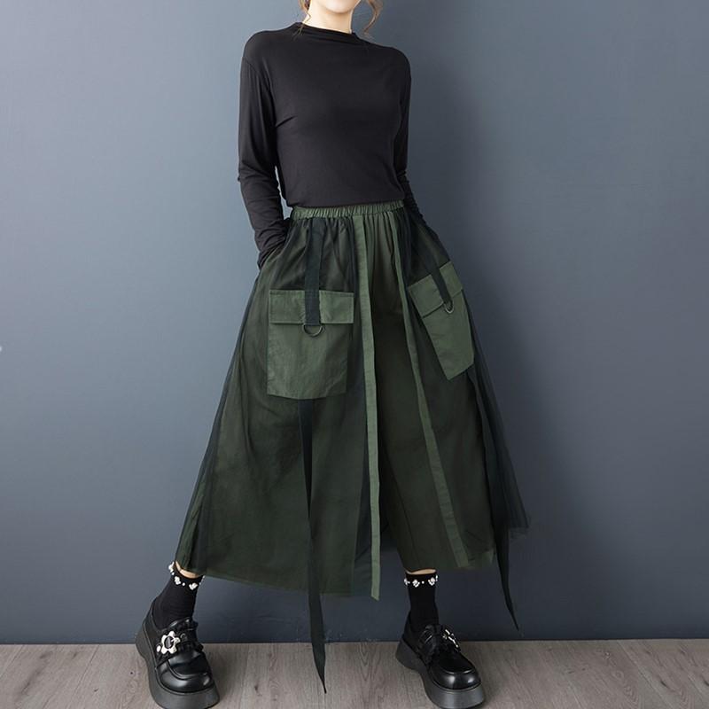 Plus Size Spring Summer Autumn High Waist Wide Leg Pants Women Loose Casual Trousers