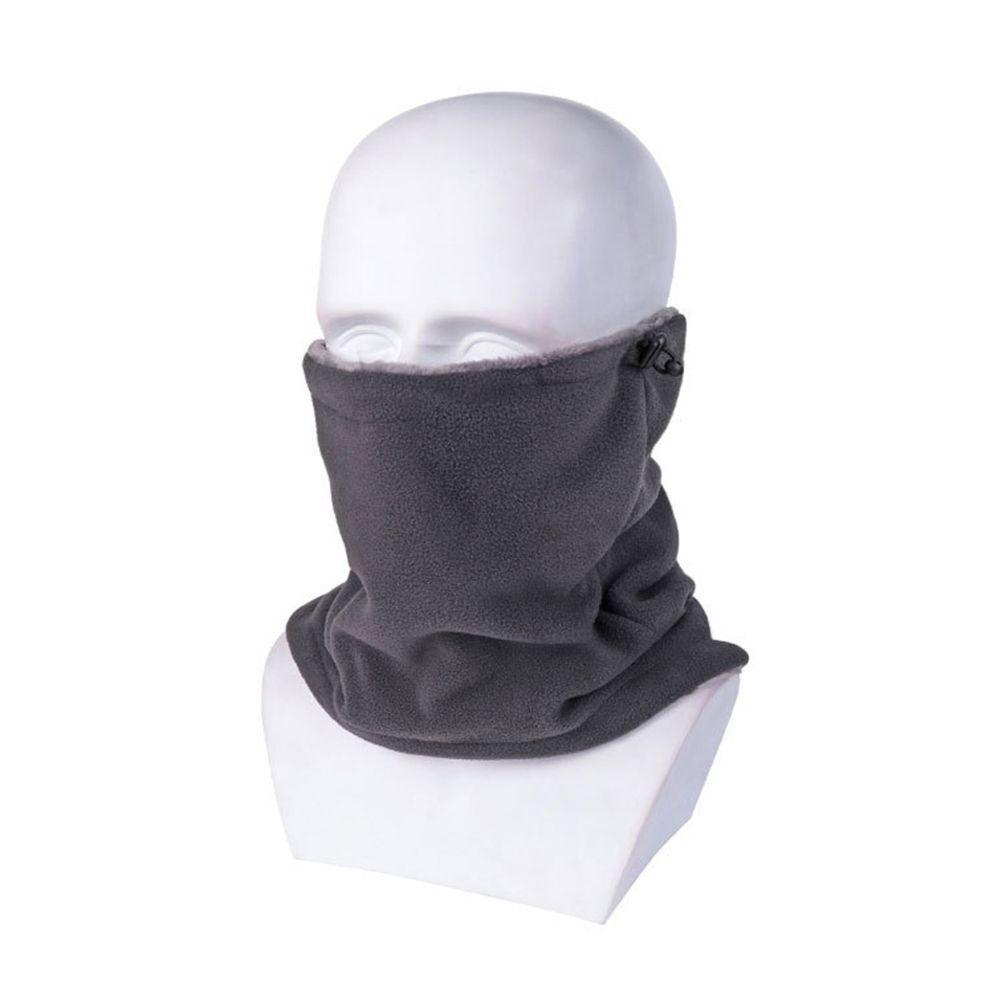 Thickened Drawstring Neck Scarf Polar Fleece Neck Warmer Unisex Face Cover Winter