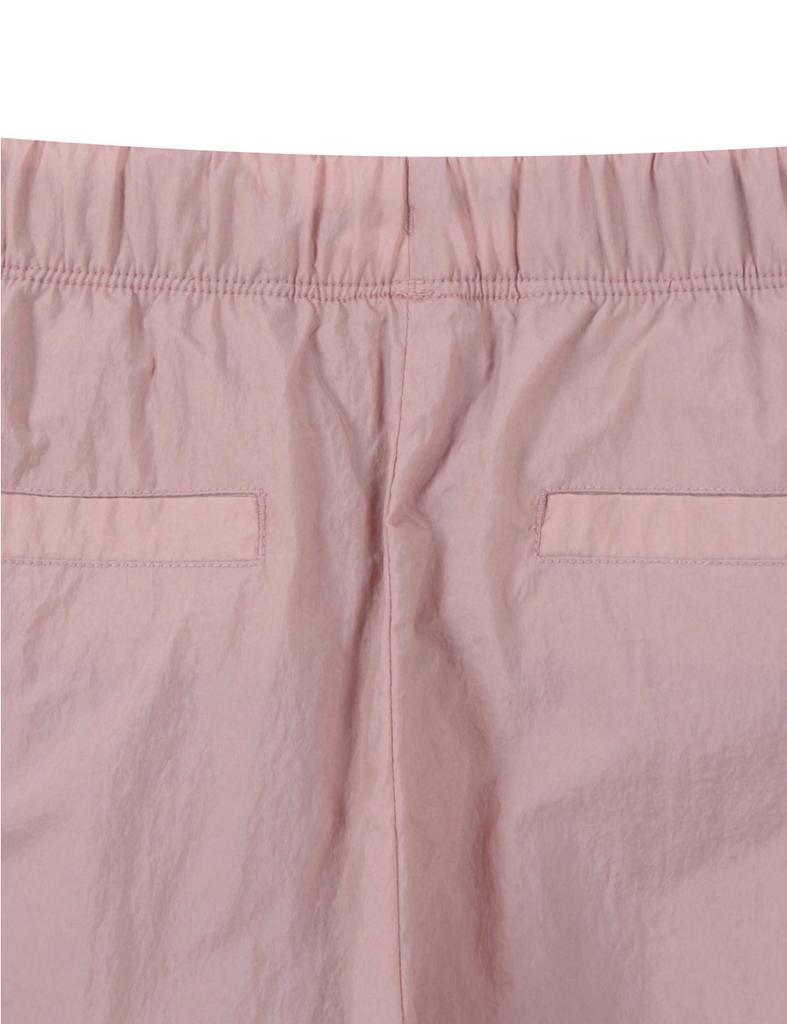 Enbiei Women'S Lightweight Shirred Woven Pants Indie Pink