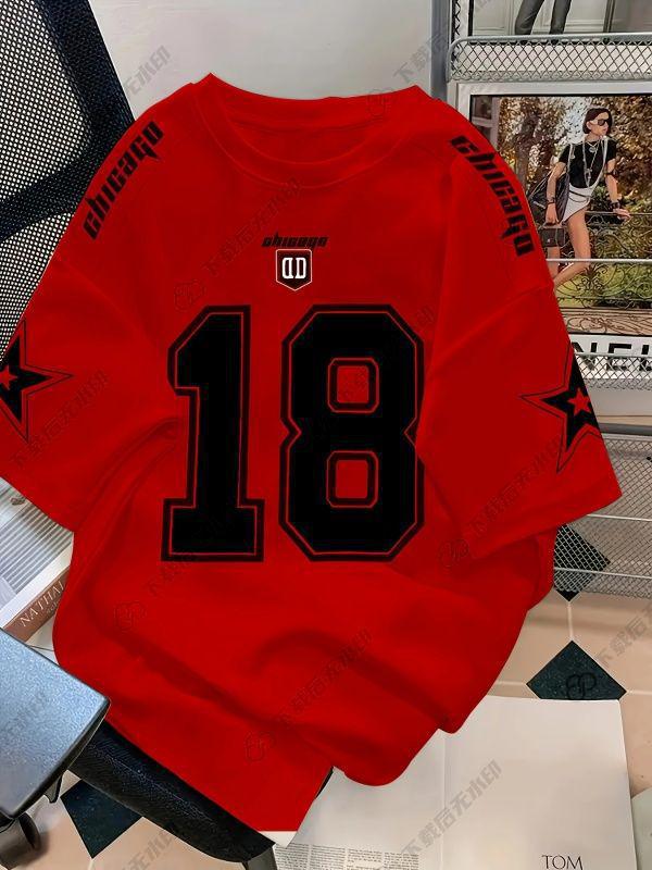New Customer Offer: Versatile High-Quality Retro American Men's Trendy Loose Fit Printed T-Shirt