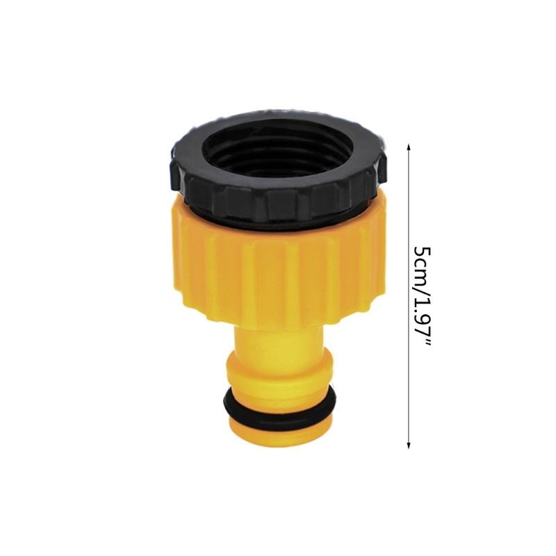 Garden Watering Hose Quick Connector 4/6 Point Pipe Tap Coupler Water Tube Joint Adapter Compatible for Washing Machine