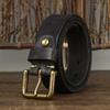 Gürtel Herren Gürtel aus erster Schicht Rindsleder mit Dornschließe Herren Casual All-Match Jugend Trendy Hosengürtel
