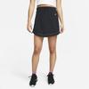 Nike Logo Woven High-Waisted Breathable A-Line Comfortable Casual Skirt Women Skirts Black DM6200-010