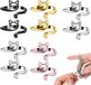 Anello Gatto Geometrico Europeo & Americano, Design Aperto Regolabile, Ornamento Animale Lavorato a Maglia per Dita.