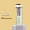 WANXIANG Double-Wall Glass Business Travel Mug