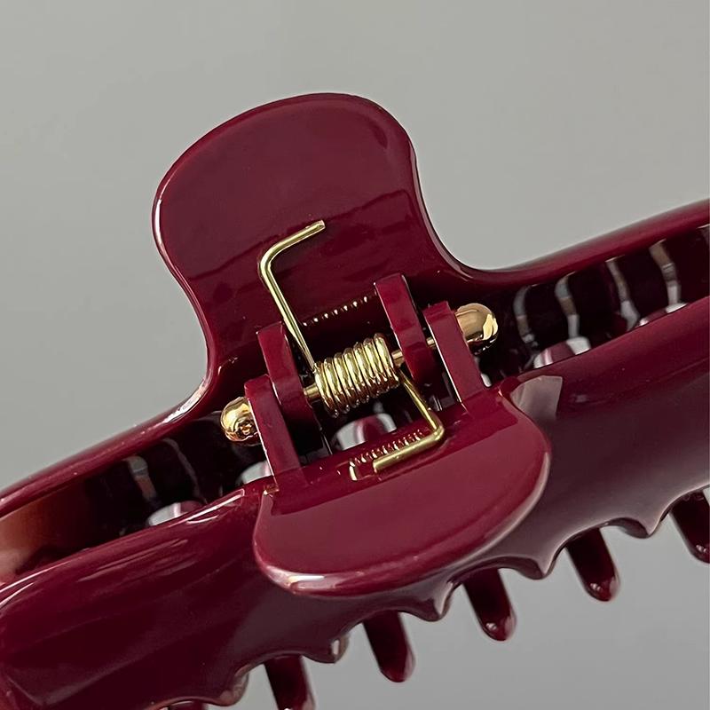 High-Quality Acetate Rectangular Hair Clip  New Style Large Size Thick Hair At The Back of The Head Elegant Shark Clip