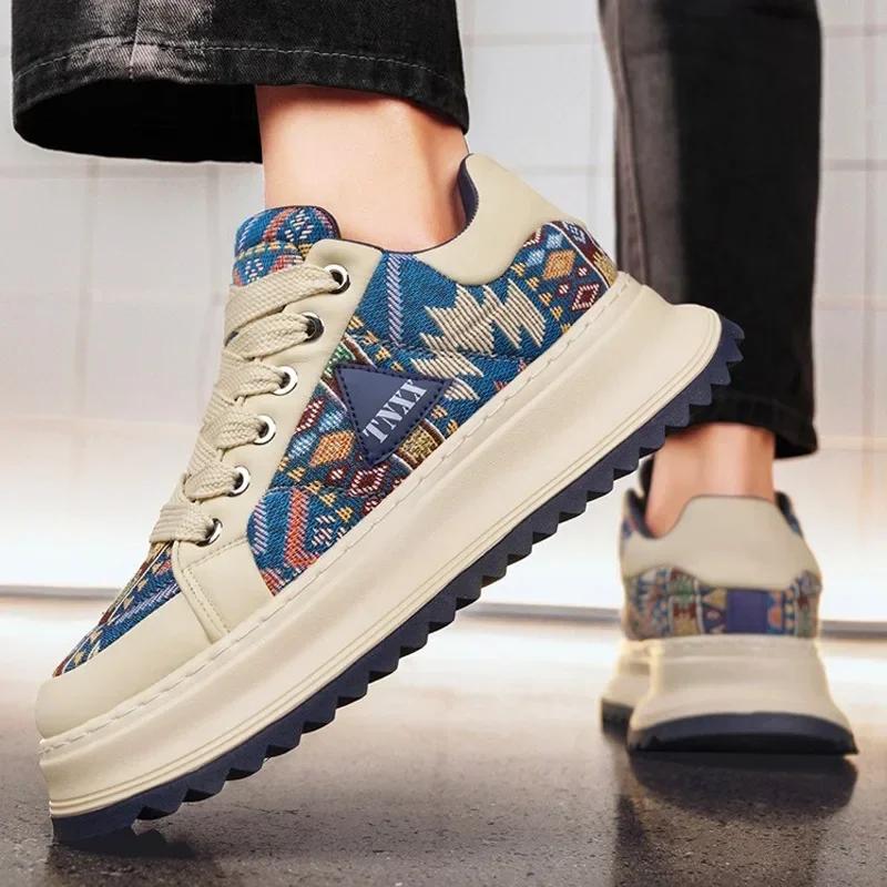 Sneaker Herren Freizeitschuhe Neu Outdoor PU-Leder Plateau Tennis Laufen Sport Wandern Luxus Skateboard Designer Modeschuhe