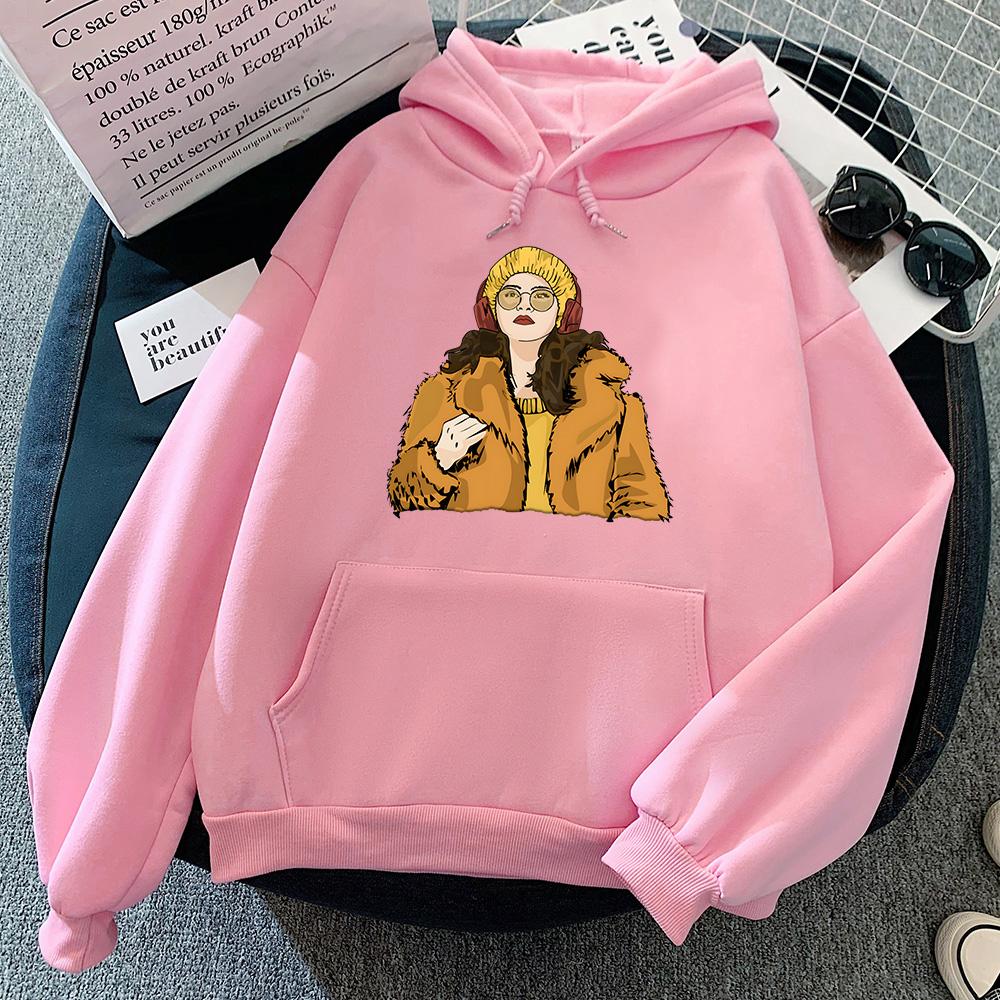 SelenaGomez NUR MÖRDER im GEBÄUDE Hoodie Kapuzenpullover Langarm Kleidung Fleece Damen Kleidung Mode Grafikdruck Pullover