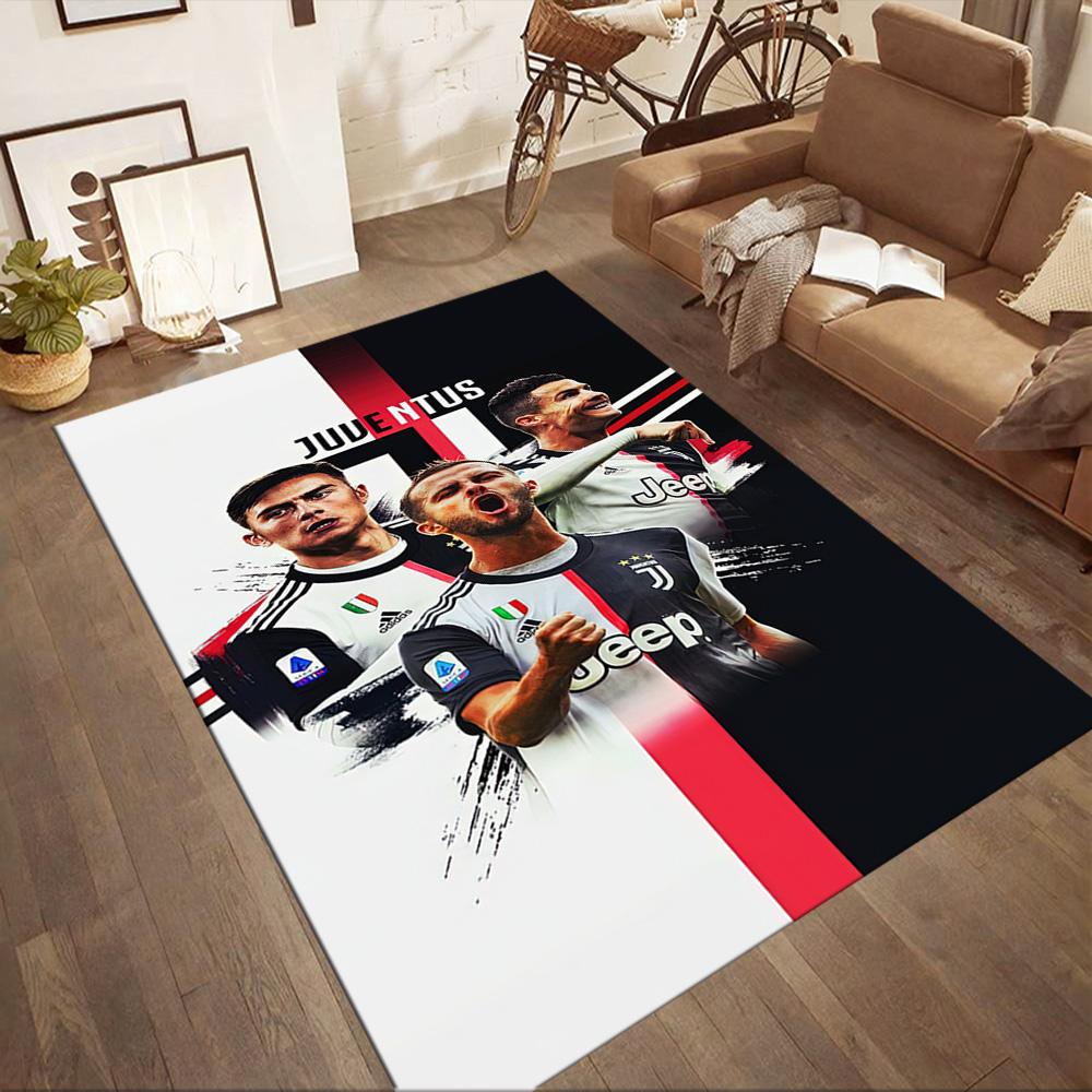 Juventus Floor Mat Perfect For Dormitory Bedrooms Foyer Study Room Antislip Rug Office Home Decor Wedding Party Gift