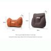 Suede Car Soft Headrest Neck Support Seat Waist Pad Lumbar For Jeep Grand Cherokee Wrangler Gladiator Compass Renegade Wagoneer ALO1