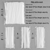 Transparent Plastic Protective Net Sleeves for Makeup Brushes - Available In Packs of 4, 5, 10, or 50