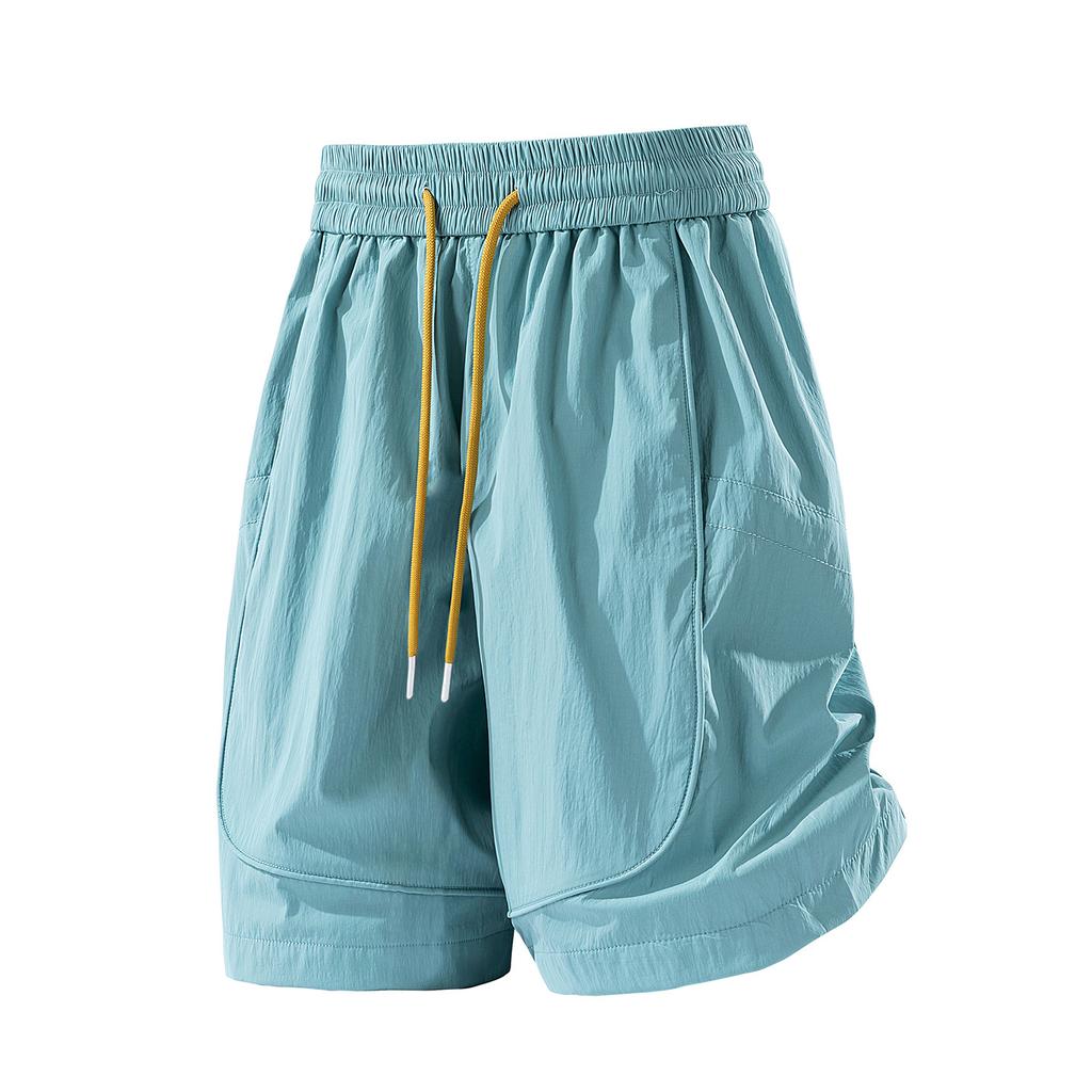 Youth Summer Shorts: Couples' Loose-Fit Casual Straight-Leg Sports Cropped Shorts