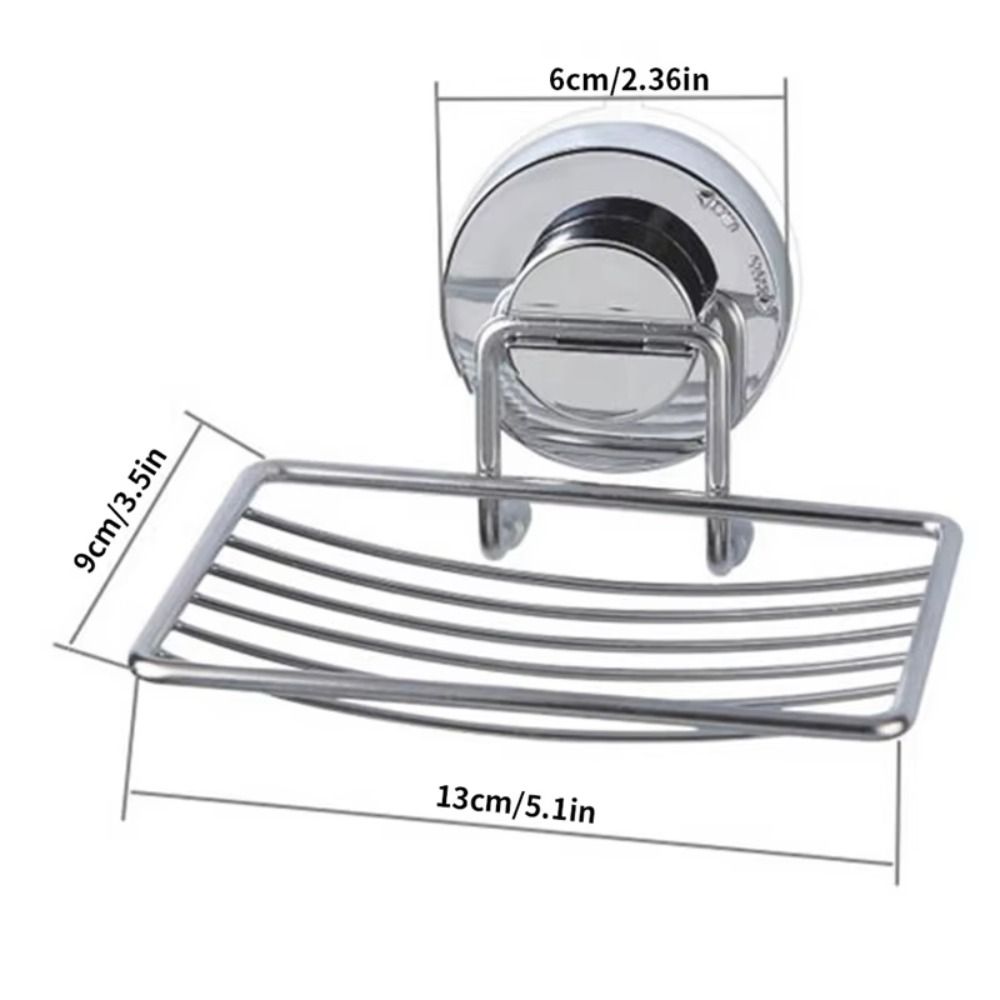 No-Drilling Shower Soap Holder Wall Mounted Bathroom Sponge Holder Soap Tray  for Kitchen Sink
