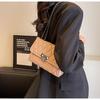 2024 Women's Retro Diamond Lattice Chain Crossbody Bag - Fashionable Small Square Shoulder Bag