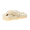 Crossed Plush Thermal Bathroom Casual slippers for Women Platform Anti-slippery Fur Lady Shoes