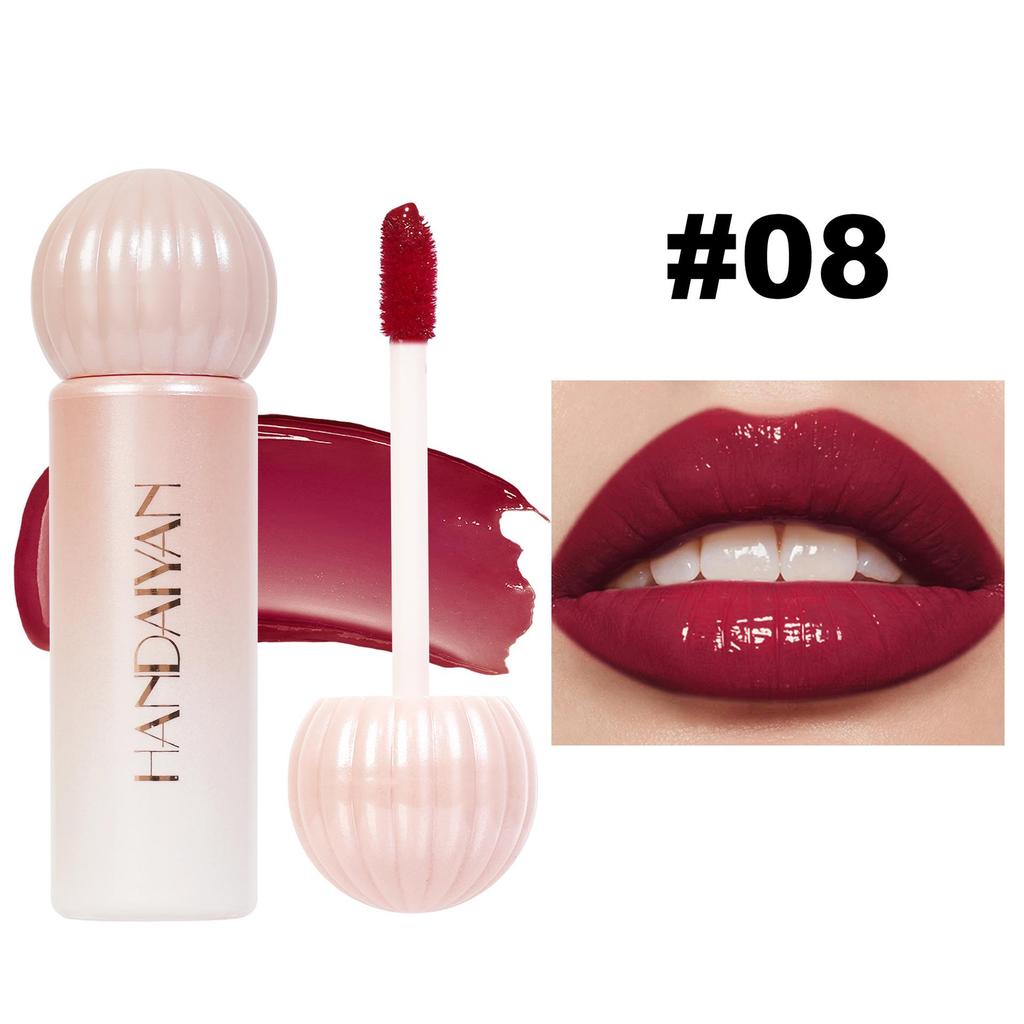 8 kolorów Mirror Lip Glaze Wysoce napigmentowany długotrwały nawilżający i odżywczy błyszczyk do ust w płynie Kosmetyki damskie