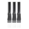 3Pcs Anti-Static Haircut Comb Set Plastic Rat-Tail Comb Durable Unbreakable Hair Tools for Salon Barber Home Styling Fine Hair