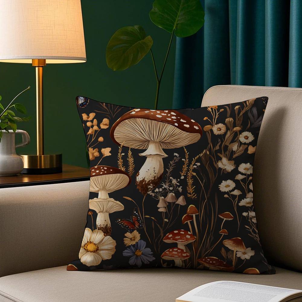 

Горячая Распродажа Наволочка Подушка Гриб Белка Плюшевая Ткань Мягкая Наволочка Двусторонняя Печать Чехол для Подушки на Диван Декоративная Наволочка 12x12in 30x30cm