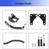 SBC Durable Power Steering Pump Mounting Bracket Compatible with SWP LWP Saginaw GM SB Chevy 350 GM Mounting Holder
