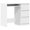 White Desk 90 X 45 X 76 Cm Particleboard
