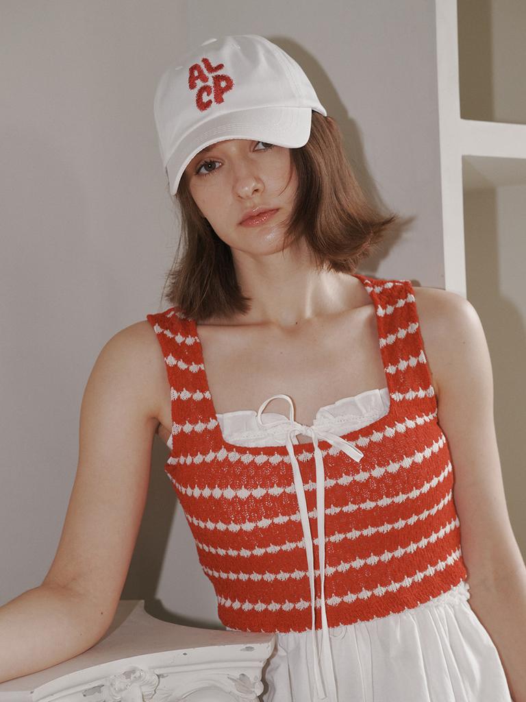 Olinkeompeulliteu [Unisex] Alcp Sketch Ball Cap (White)
