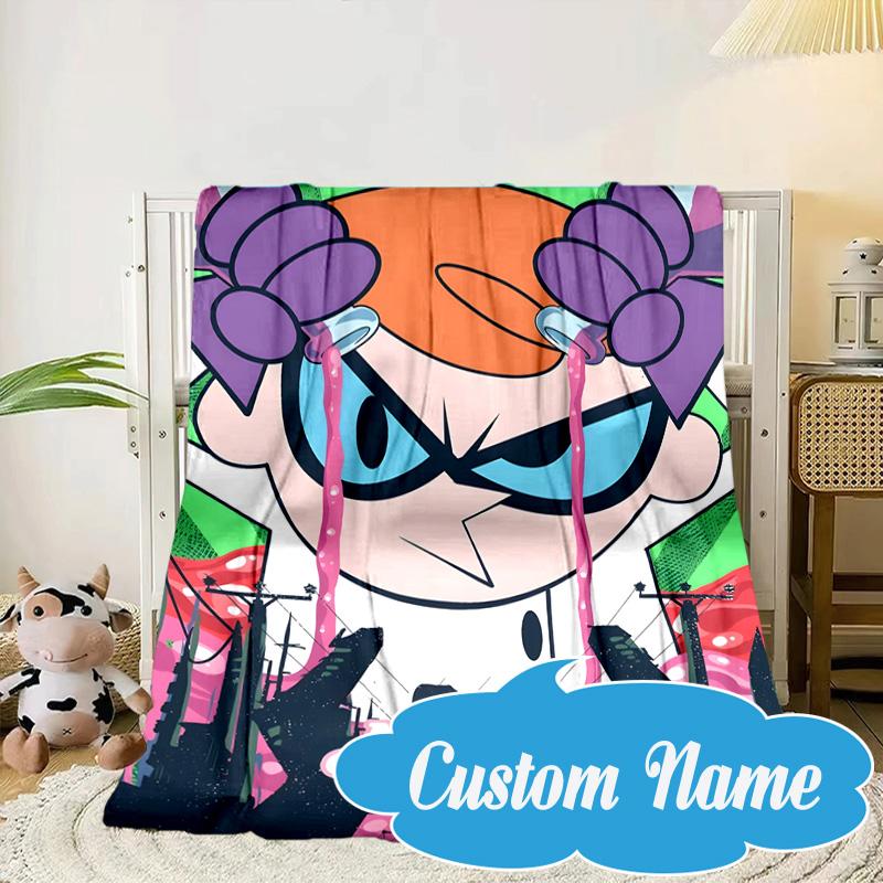 Custom Name Friendship Adventures OddParents Blanket bed sofa Blanket Flannel Blanket for Camping, Hiking, Picnic Essentials,gift for Fan family
