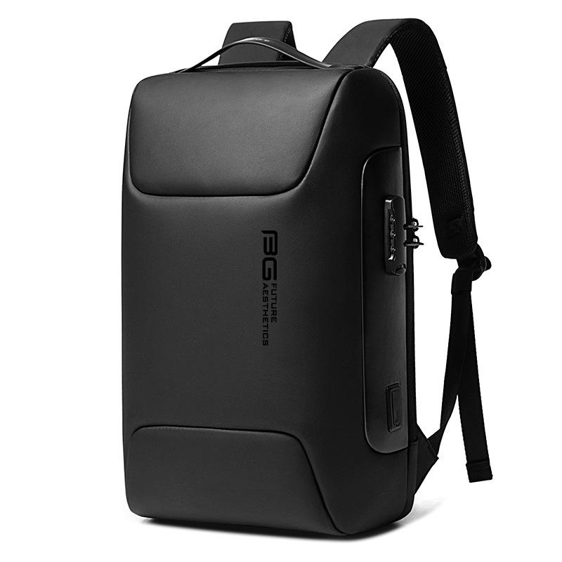 

BANGE Men s Waterproof Business Travel Backpack with USB Port чёрный