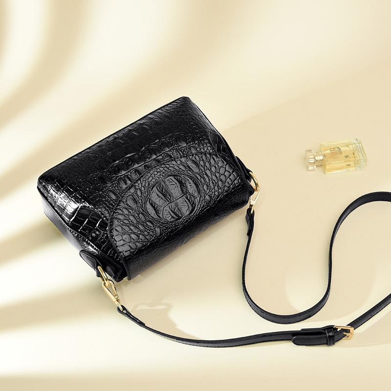 Sac à bandoulière pour femme, nouvelle mode européenne et américaine, motif crocodile, grande capacité, sac à bandoulière pour femme