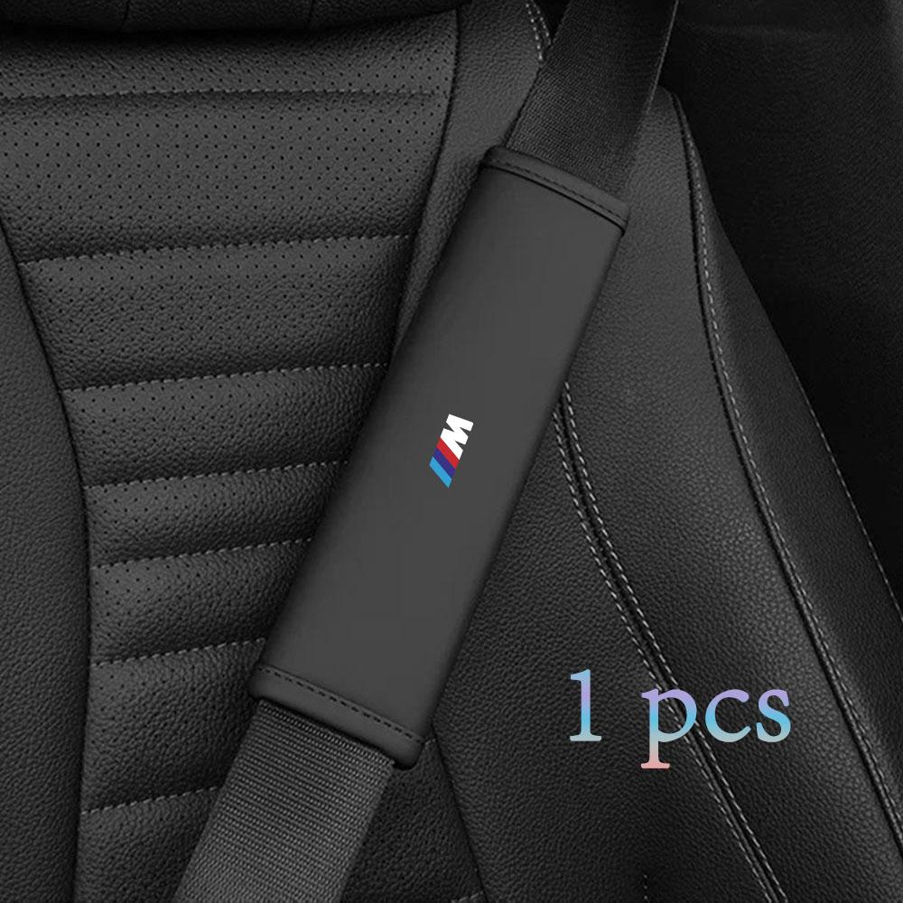 

Extremely simple leather seat belt shoulder pad,high-grade car interior,car accessories,for BMW M Performance E36 E46 E90 E60