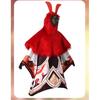 Genshin Impact Cosplay Water Fire Ice Thunder Attribute Abyss Mage Cosplay Costume Mask Headband Halloween Party Cape Outfits