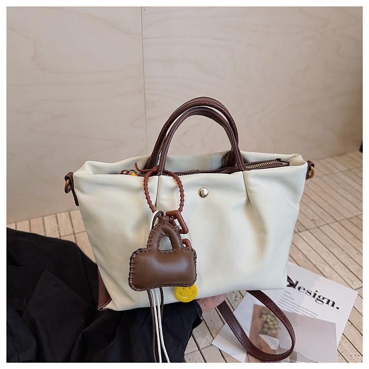 IELGY Ladies Messenger Bag Fashion One-Shoulder Korean Version Pleated Portable Dumpling Bag